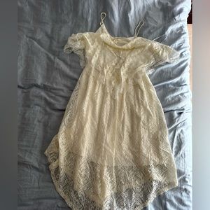 Miami Off-White Lace Dress NWT